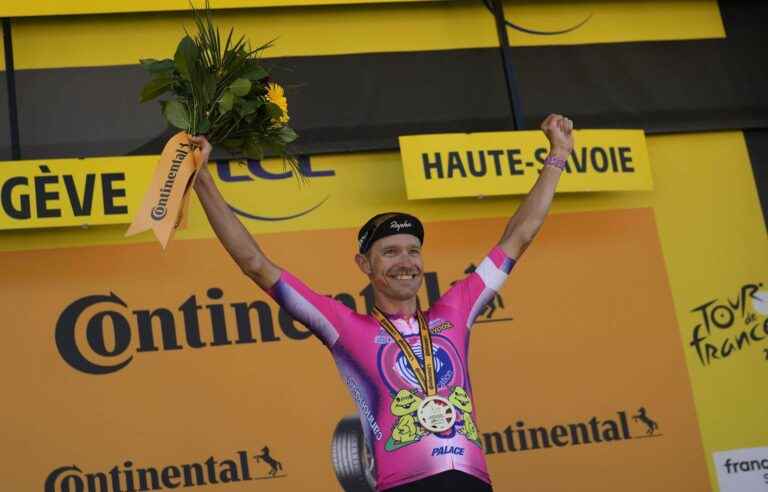 The 10th stage of the Tour de France goes to Cort Nielsen