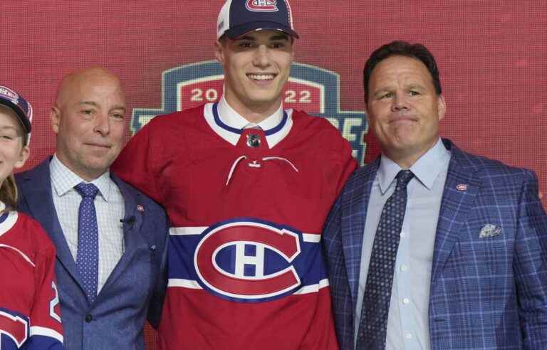 The Montreal Canadiens pick Juraj Slafkovsky first overall