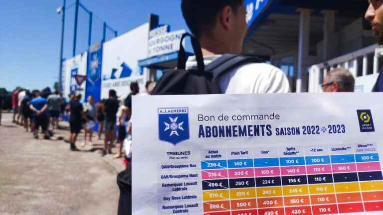 The bar of 4,000 subscriptions crossed at Abbé-Deschamps for the rise of AJ Auxerre in Ligue 1