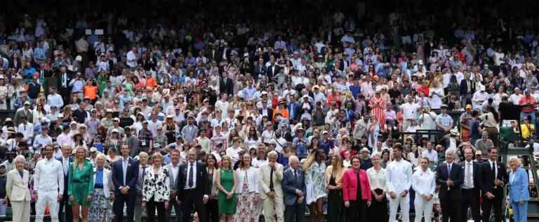 The center court celebrates its 100th anniversary