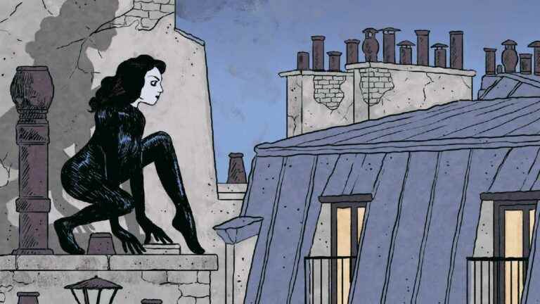 The extraordinary destiny of Musidora, star and first vamp of cinema, in comic strip