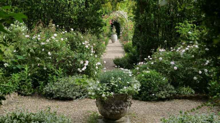 The gardens of La Mansonière, in the Orne