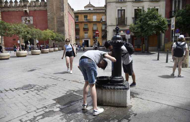 The heat wave continues in Spain