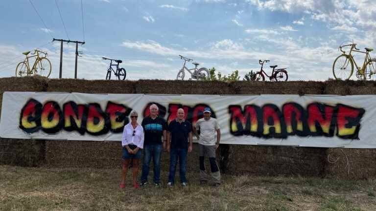 The town of Condé-sur-Marne is preparing for the passage of the Tour de France women