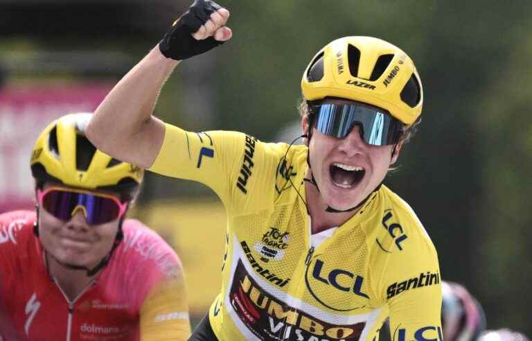 The yellow jersey Marianne Vos wins the 6th stage of the Tour de France Women