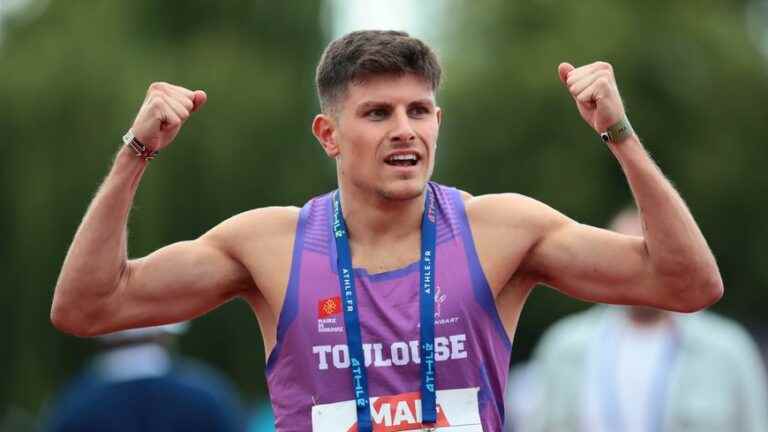 Toulouse’s Benjamin Robert narrowly qualifies for the 800m semi-finals