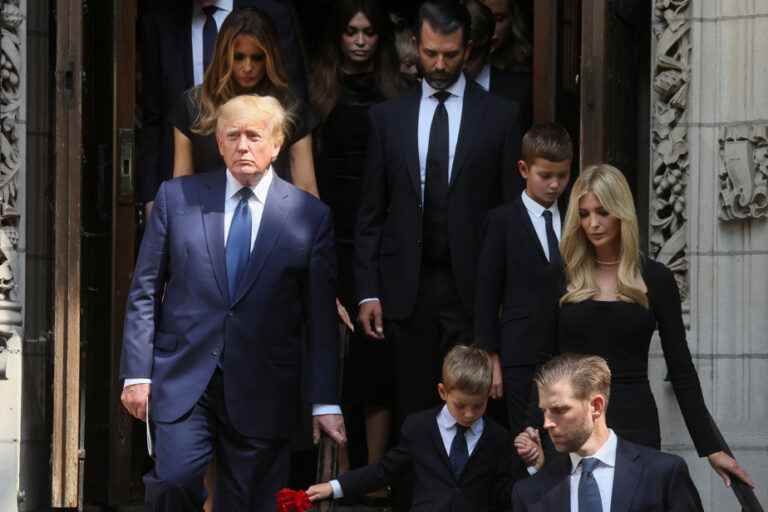 Trump family bid farewell to Ivana at funeral in New York