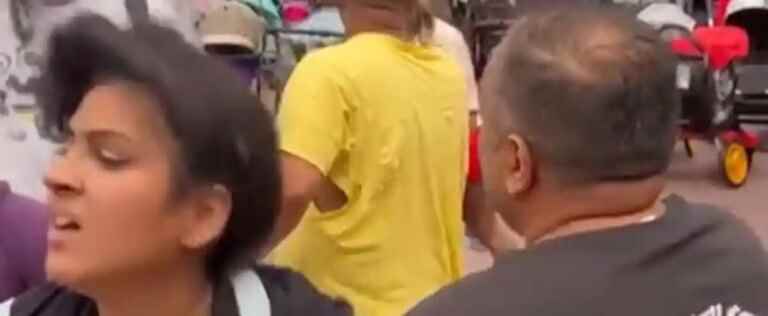 [VIDÉO] Fight between two families at Disney, three people arrested and one injured