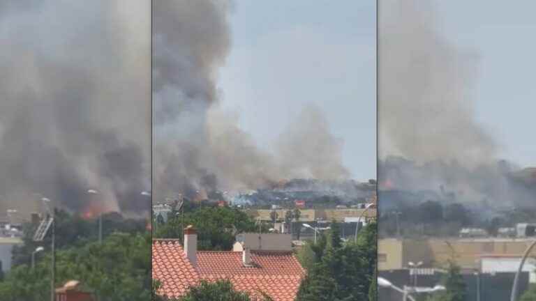 VIDEO- Major fire in progress at the gates of Perpignan