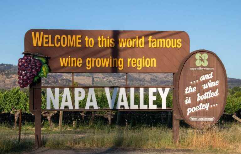 Visit Napa Valley, California with a drink in hand