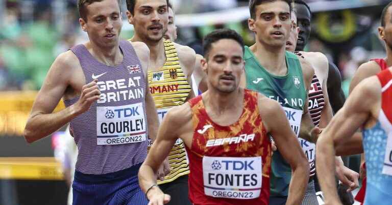 World Athletics Championships: a cameraman invites himself onto the track and annoys the runners!  (VIDEO)