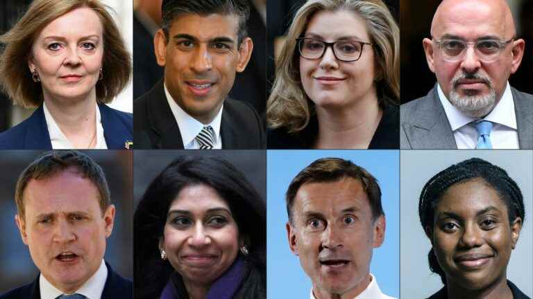 eight candidates officially in the running to replace Boris Johnson