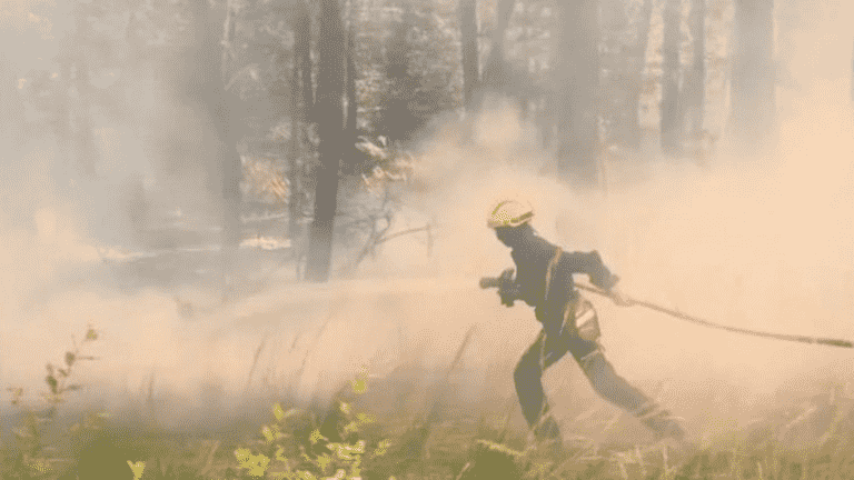 firefighters on the front line