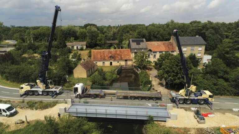 five cycle bridges installed in the Bitray district