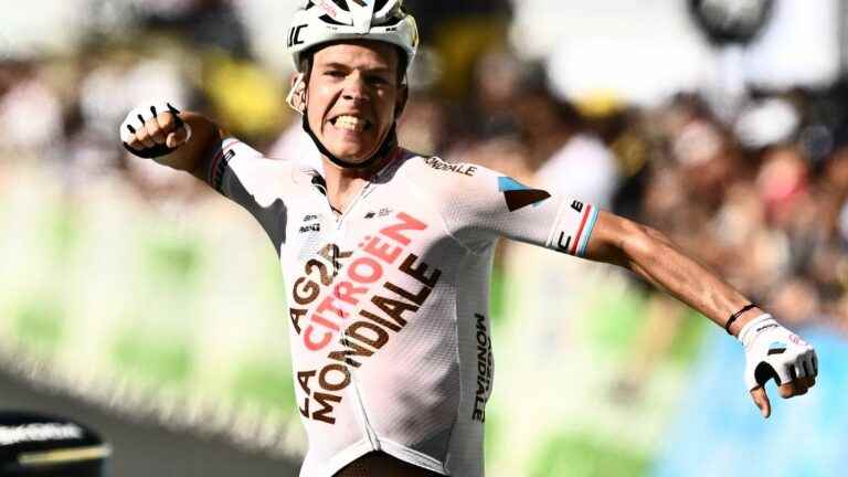 imperial, Bob Jungels wins the ninth stage in Châtel, a nice number from Thibaut Pinot