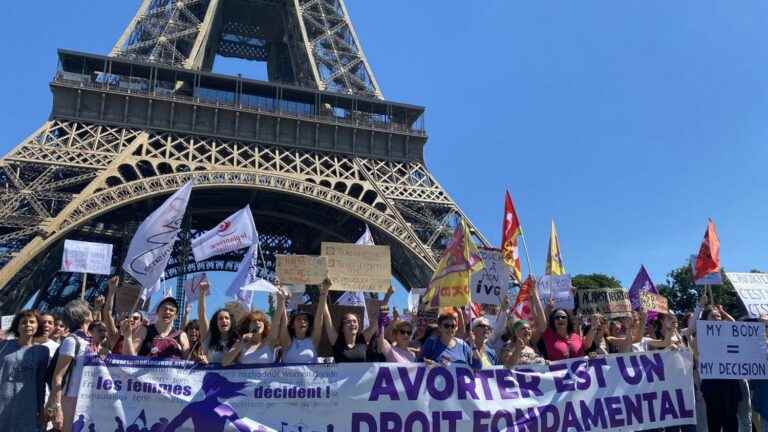 in Paris, a thousand demonstrators “show their anger” in order to defend the right to abortion