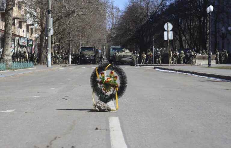 kyiv hits Russian forces occupying southern Ukraine