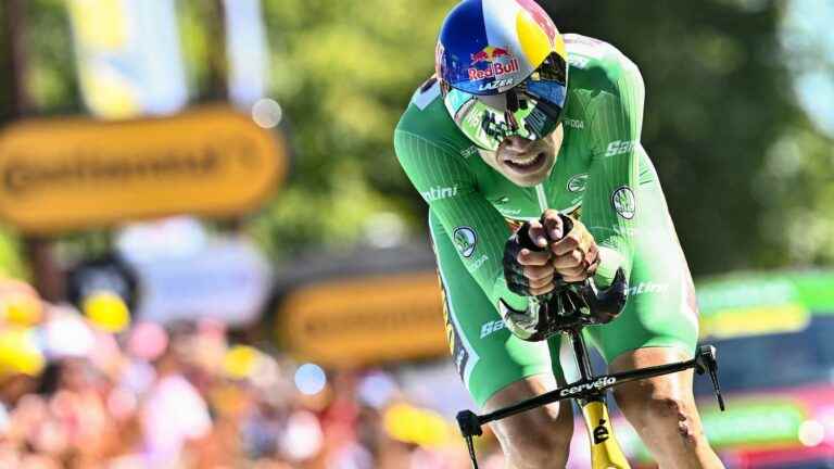 rocket Wout van Aert wins stage 20 time trial, untouchable Jonas Vingegaard in yellow