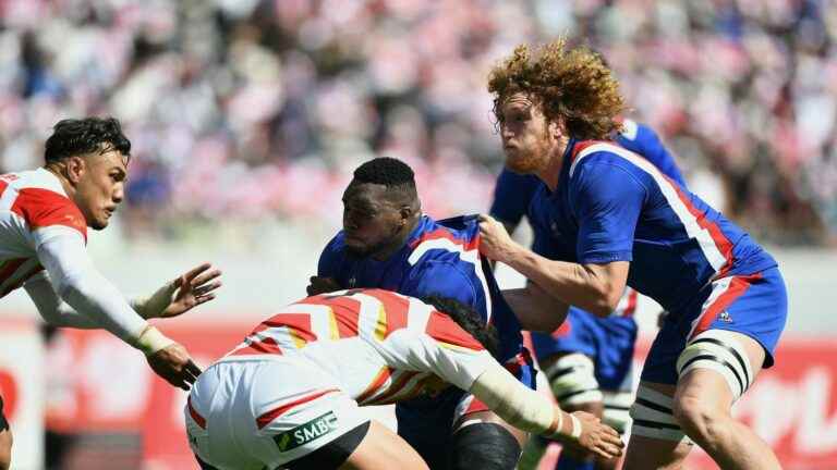 the Brave Blossoms in the lead at the break… Follow the second test match of the tricolor rugby players