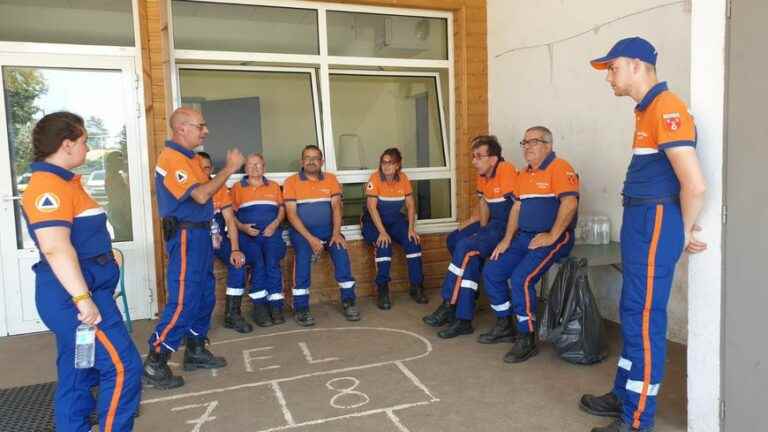 the Dordogne Civil Protection sent as reinforcements