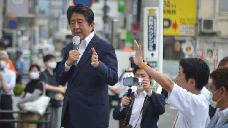 the country in shock after the assassination of Shinzo Abe