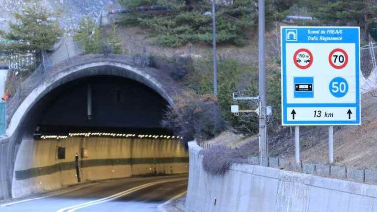 the employees of the French company of the Fréjus road tunnel on strike