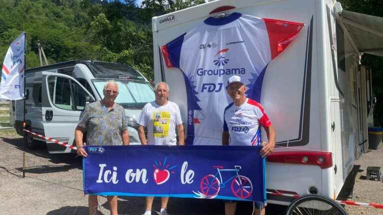 the first fans arrived at the foot of La Super Planche des Belles Filles