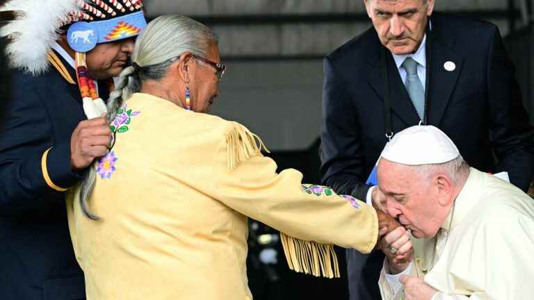 the pope’s mission to reconcile the church with indigenous peoples in Canada