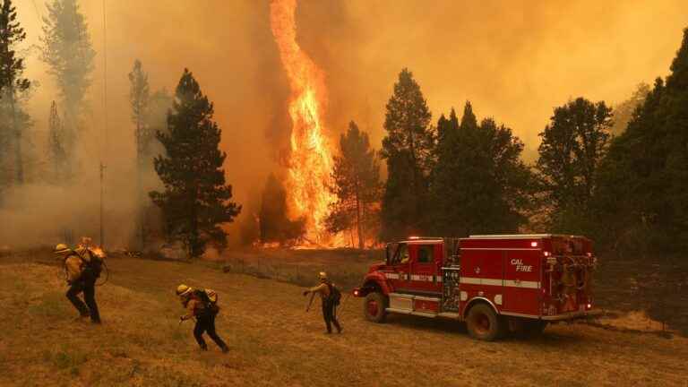 wave of “extreme heat” and alarming fire in California