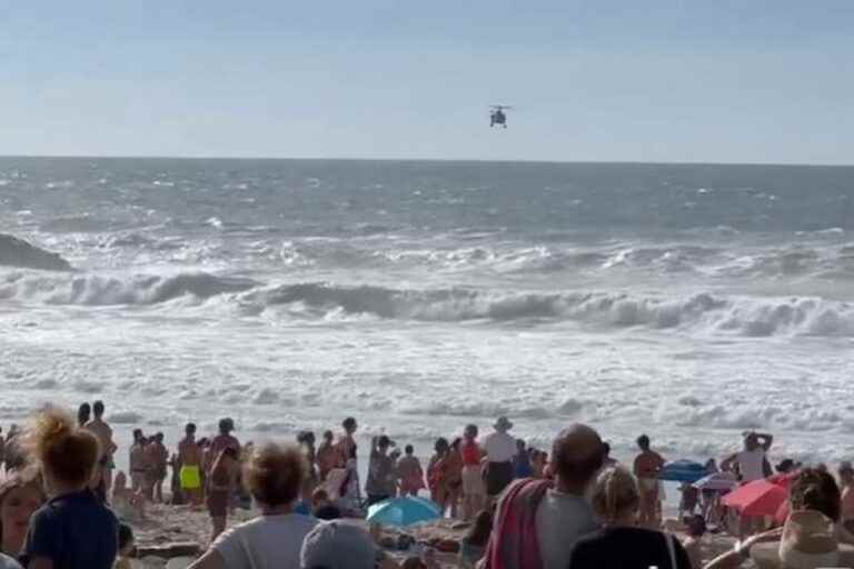 17 bathers carried away by the current in Biarritz