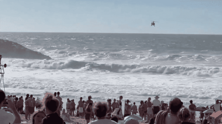 18 people swept away by the currents were rescued in Biarritz