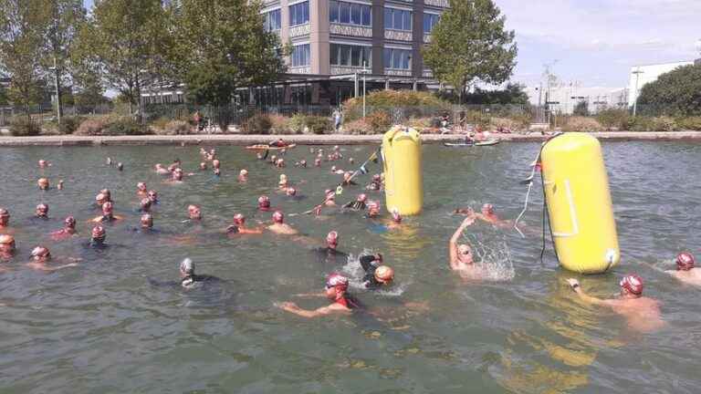 300 swimmers throw themselves into the Canal de l’Ourcq for “Swim your canal”