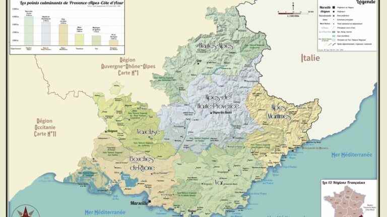 A Vauclusien embarks on the design of old-fashioned geographical wall maps