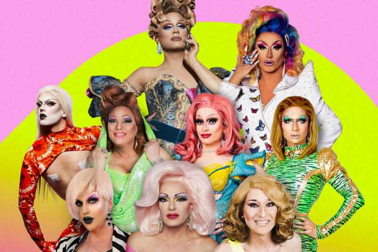 A drag queens convention in Quebec in 2023