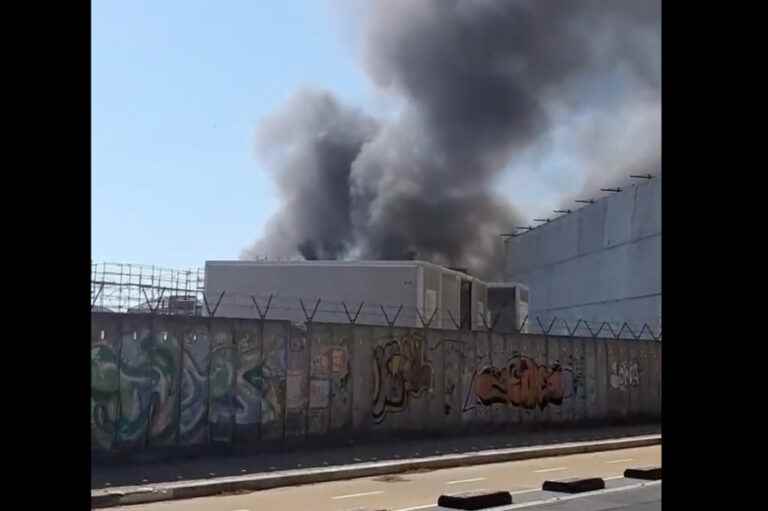 A fire at the legendary Cinecittà studios