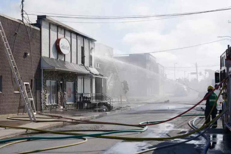 Acton Vale |  Major fire at Pâtisserie Gaudet