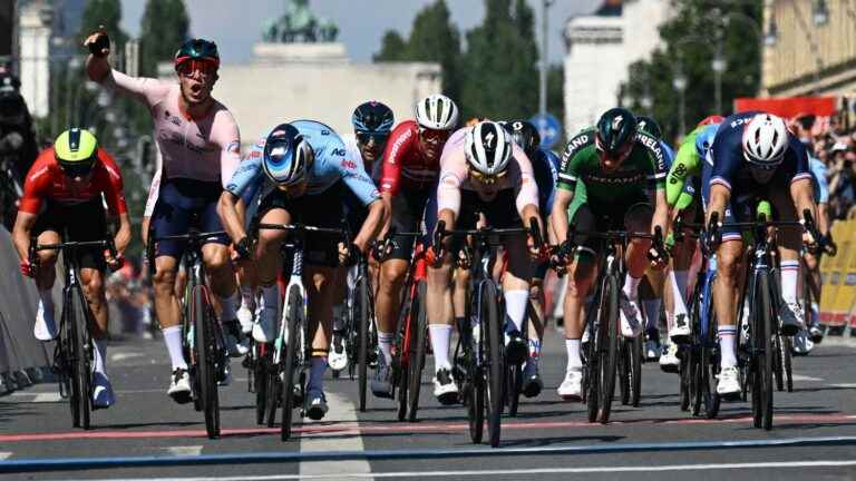 Arnaud Démare vice-champion of Europe in road cycling behind Fabio Jakobsen