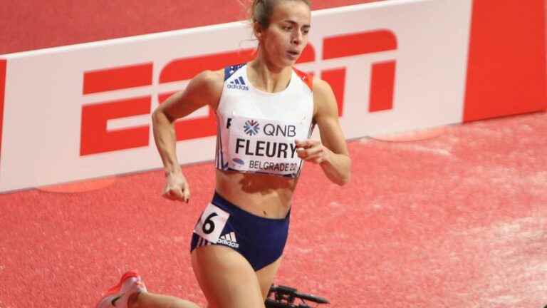 Aurore Fleury, Benjamin Choquert and Clémence Beretta at the European Athletics Championships in Munich