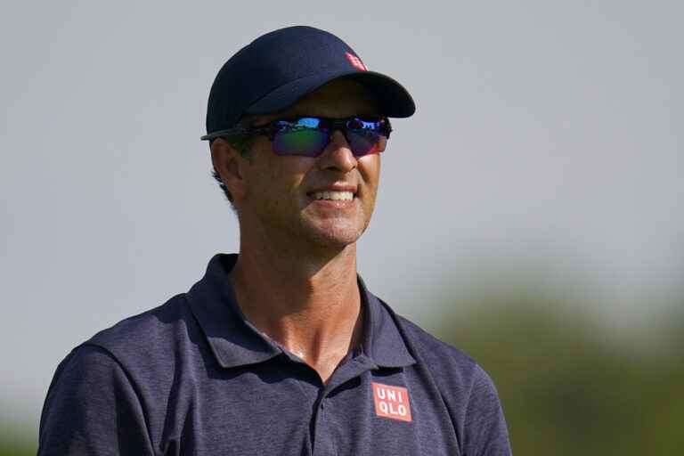 BMW Championship |  Adam Scott in the lead, just ahead of Spieth and Scheffler