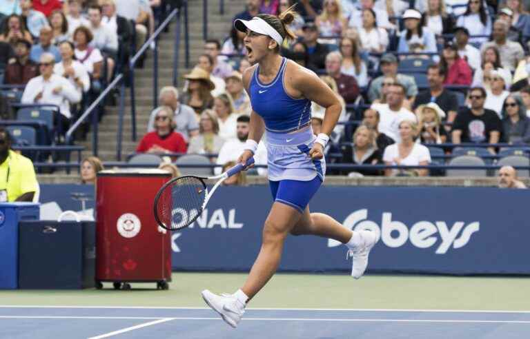 Canadian Bianca Andreescu wins the first round in Toronto