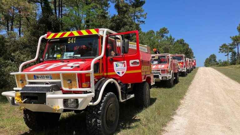 Charente-Maritime still under threat from forest fires this Monday