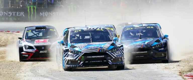 Electric rallycross in Trois-Rivières in January