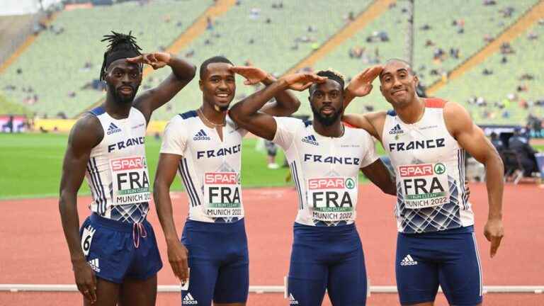 Euro: Ryan Zeze and Pablo Matéo in silver with the 4x100m relay