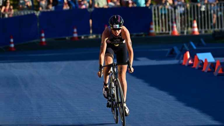 France wins the gold medal in the mixed relay in triathlon