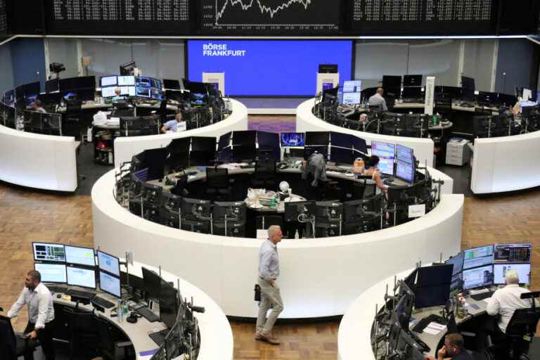 Global stock markets up slightly, oil down