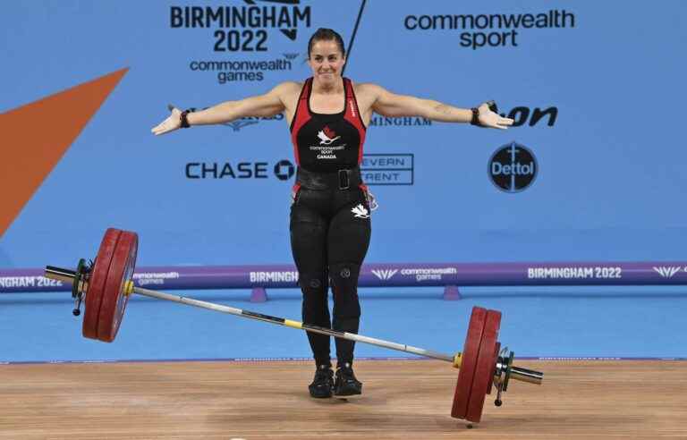 Gold for Maude Charron at the Commonwealth Games