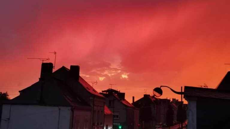 IN PICTURES – An incredible pink veil in the sky of Mayenne this Thursday evening