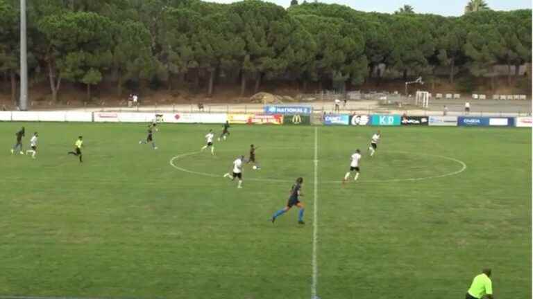 In Canet, the incredible goal of Toufik Ouadoudi