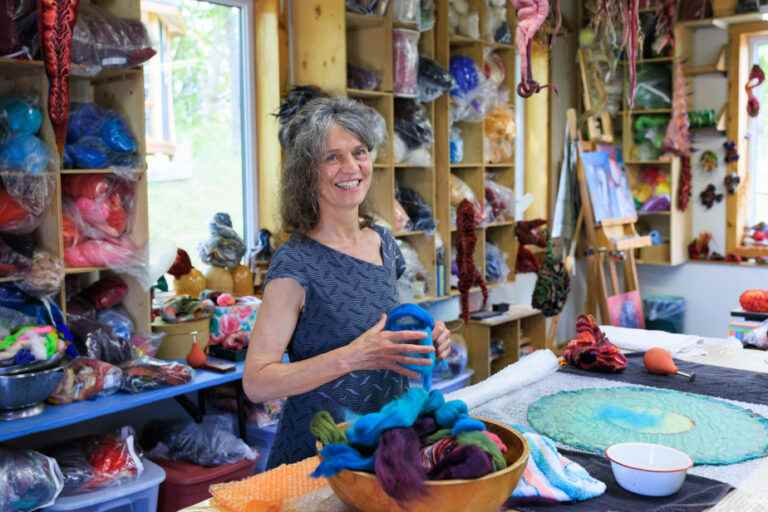 In the studio of… Marjolein Dallinga |  Felt art at its finest