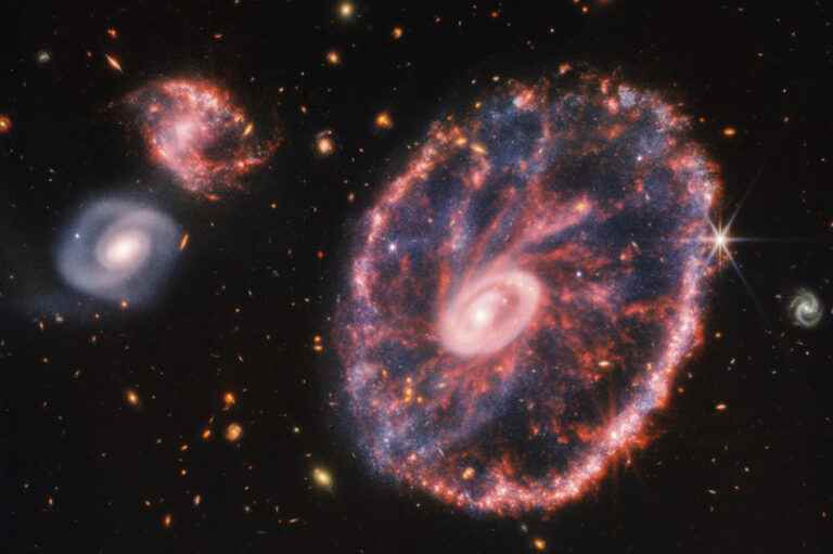 James Webb Space Telescope |  A rare image of the Cartwheel galaxy released by NASA